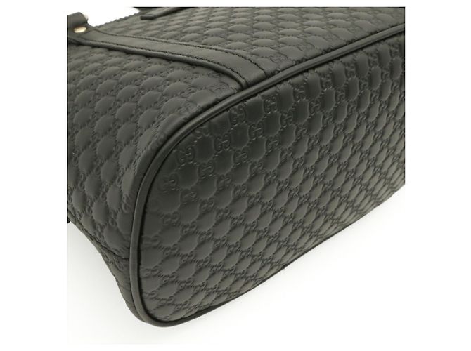 Borsa a mano in pelle Microguccissima Gucci Nero - vista 4