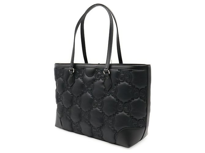 Borsa Tote Gucci GG Matelassé Nero - vista 3