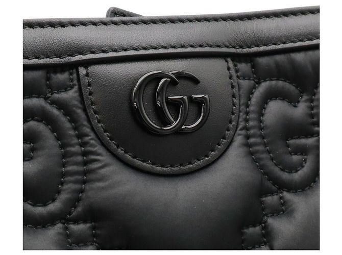 Borsa Tote Gucci GG Matelassé Nero - vista 7