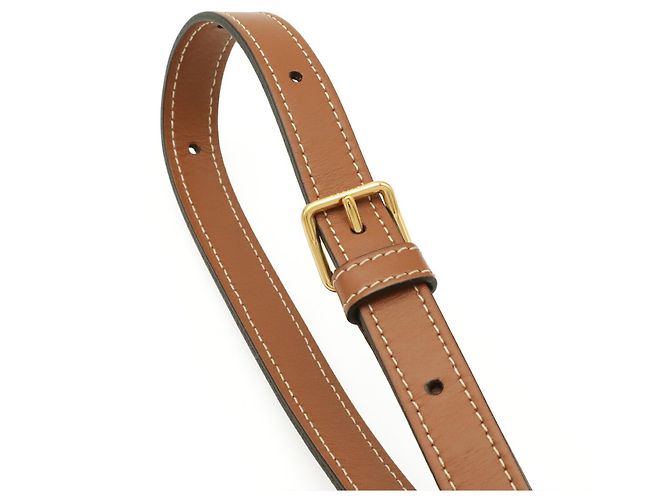 Céline Borsa a spalla media CELINE Triomphe Folco Marrone scuro - vista 5