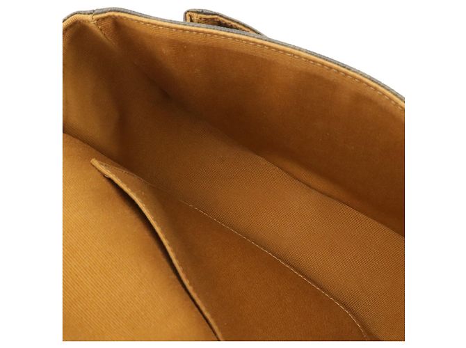 Céline Borsa a spalla media CELINE Triomphe Folco Marrone scuro - vista 7