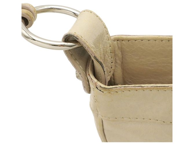 Borsa a tracolla Balenciaga Giant Hip Ivory Crudo - vista 5