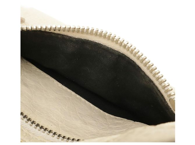 Borsa a tracolla Balenciaga Giant Hip Ivory Crudo - vista 9