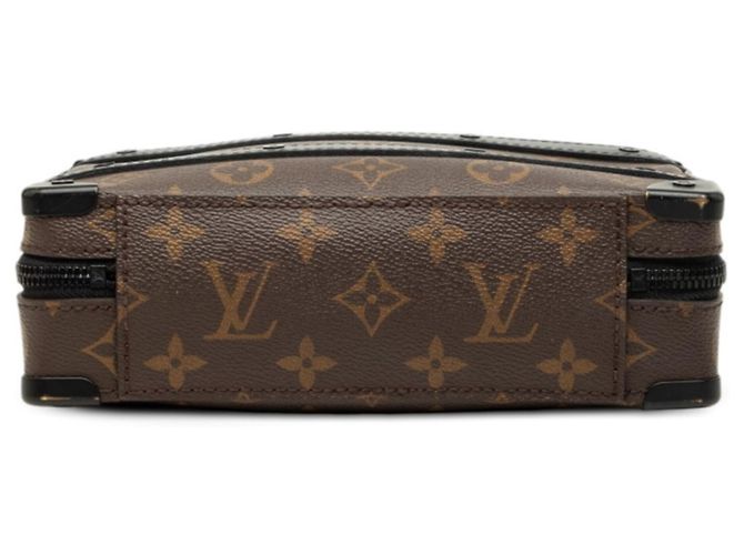 Borsa a tracolla Louis Vuitton Monogram Macassar Handle Soft Trunk Marrone - vista 3