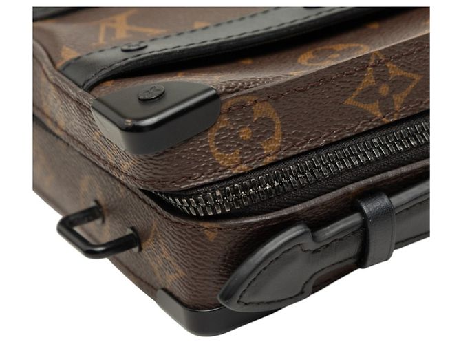 Borsa a tracolla Louis Vuitton Monogram Macassar Handle Soft Trunk Marrone - vista 6