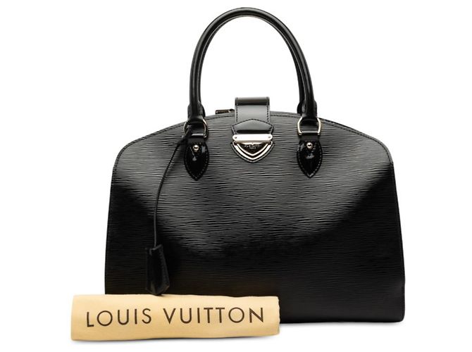 Borsa Louis Vuitton Epi Pont Neuf GM Nero - vista 7