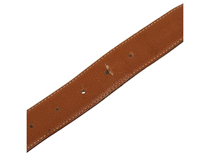 Hermès Hermes Constance Maltre Wendelgürtel Braun Schwarz Silber - Ansicht 5