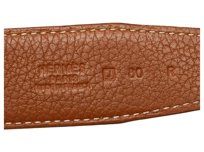Hermès Hermes Constance Maltre Wendelgürtel Braun Schwarz Silber - Ansicht 9