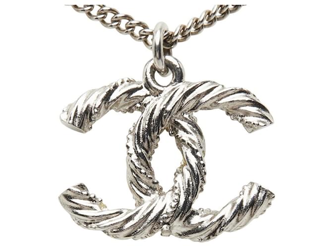 Collana Chanel Coco Mark Argento - vista 3