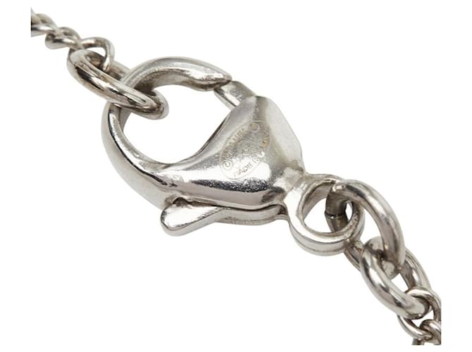 Collana Chanel Coco Mark Argento - vista 5