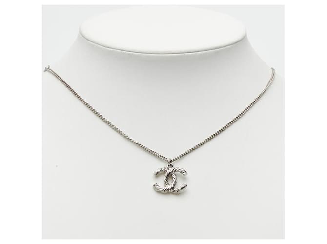 Collana Chanel Coco Mark Argento - vista 6