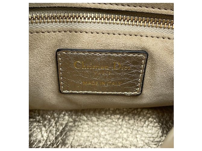 Borsa Christian Dior Lady Mini Cannage D'oro - vista 17