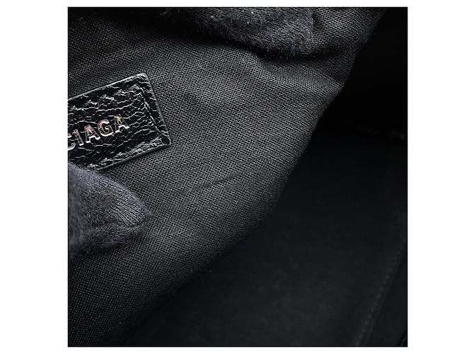 Borsa a tracolla cilindrica Balenciaga Lucagol Nero - vista 7