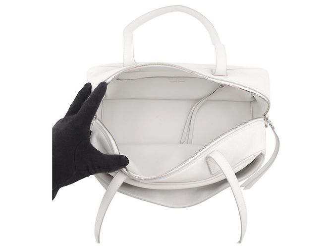 Borsa a tracolla Balenciaga in pelle bianca Bianco - vista 5