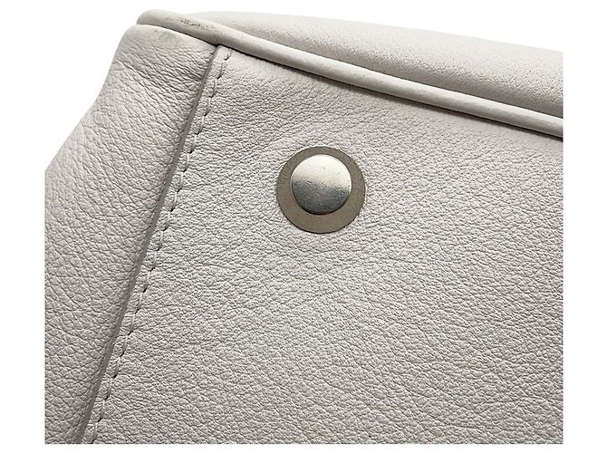 Borsa a tracolla Balenciaga in pelle bianca Bianco - vista 6