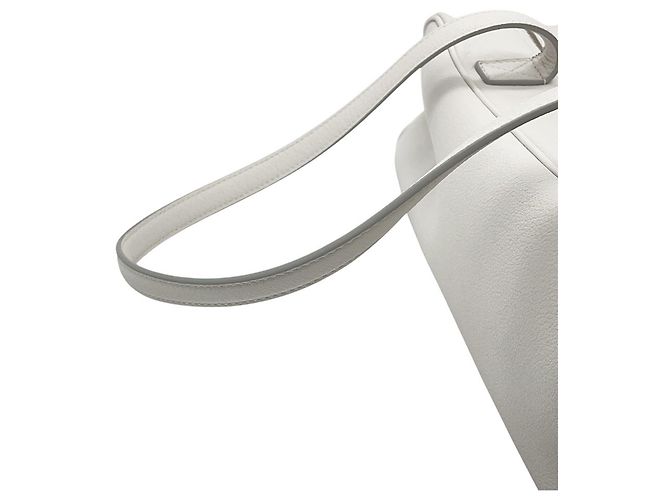 Borsa a tracolla Balenciaga in pelle bianca Bianco - vista 9