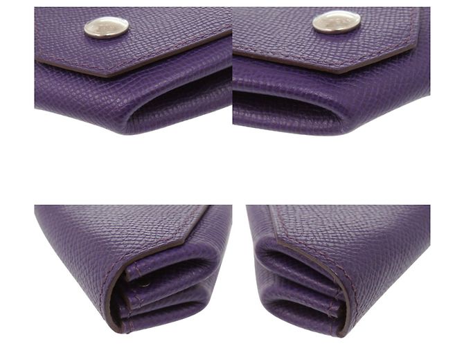 Hermès Le Vingt-Quatre Coin Case Púrpura - vista 4