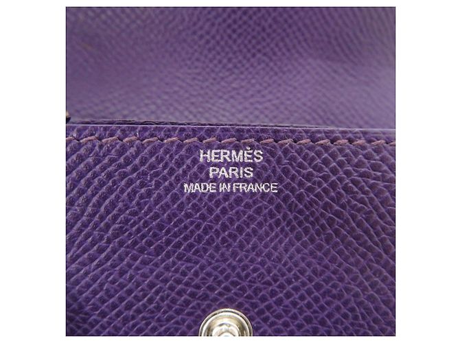 Hermès Le Vingt-Quatre Coin Case Púrpura - vista 8