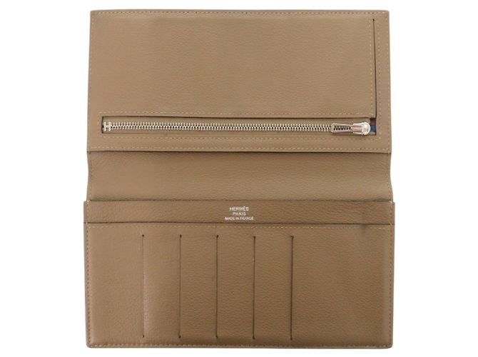 Hermès Hermes Citizen Twill Evercolor Brown Wallet - view 4