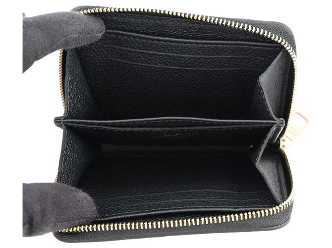 Monedero Zippy Monogram Empreinte Louis Vuitton Negro - vista 4