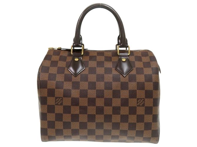 Borsa Louis Vuitton Speedy 25 Damier Marrone Damier ebene - vista 2