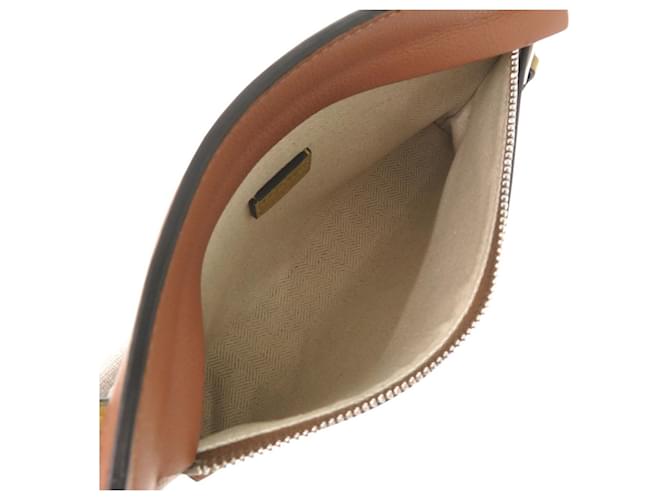 Pouch Loewe Anagram T Marrone - vista 6