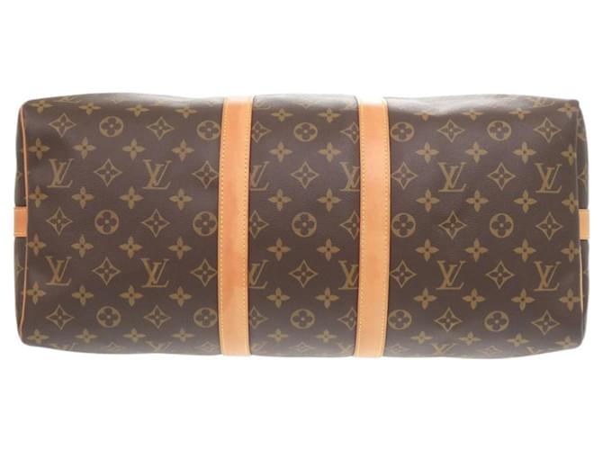 Keepall Borsa Boston Monogram Louis Vuitton Marrone Monogramma - vista 3