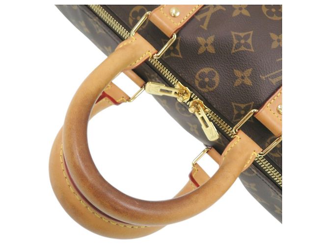 Keepall Borsa Boston Monogram Louis Vuitton Marrone Monogramma - vista 7