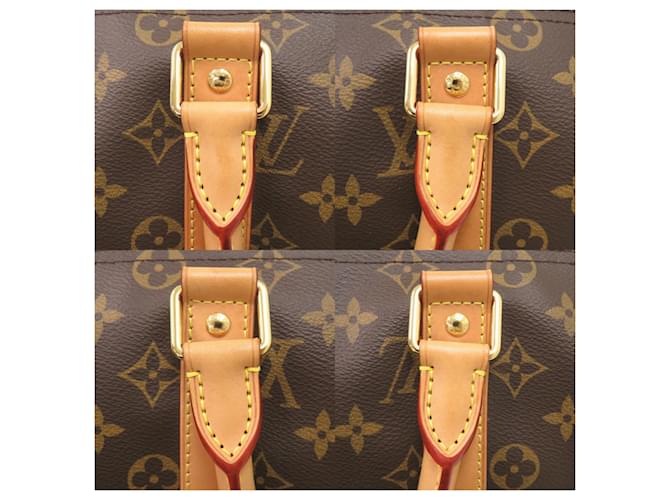 Keepall Borsa Boston Monogram Louis Vuitton Marrone Monogramma - vista 8
