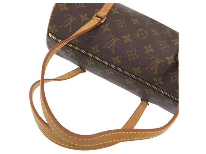 Borsa a mano Louis Vuitton Papillon 30 Marrone Monogramma - vista 7
