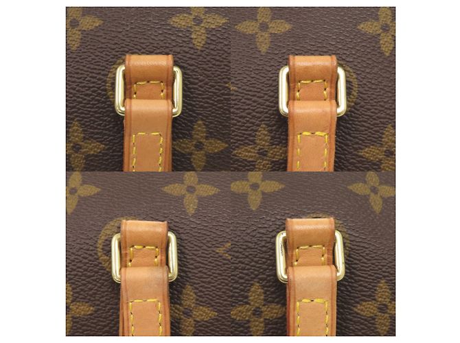 Borsa a mano Louis Vuitton Papillon 30 Marrone Monogramma - vista 8