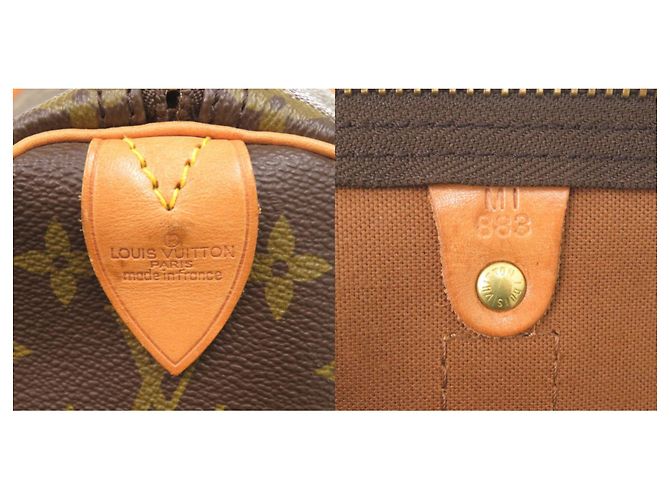Louis Vuitton Keepall 60 Monogram Boston Bag Marrone Monogramma - vista 10