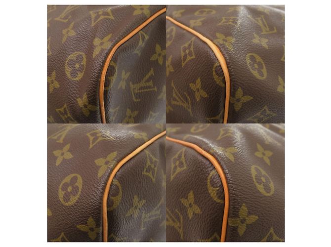 Louis Vuitton Keepall 60 Monogram Boston Bag Marrone Monogramma - vista 4