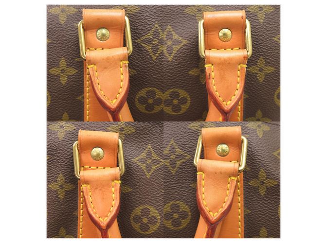 Louis Vuitton Keepall 60 Monogram Boston Bag Marrone Monogramma - vista 7