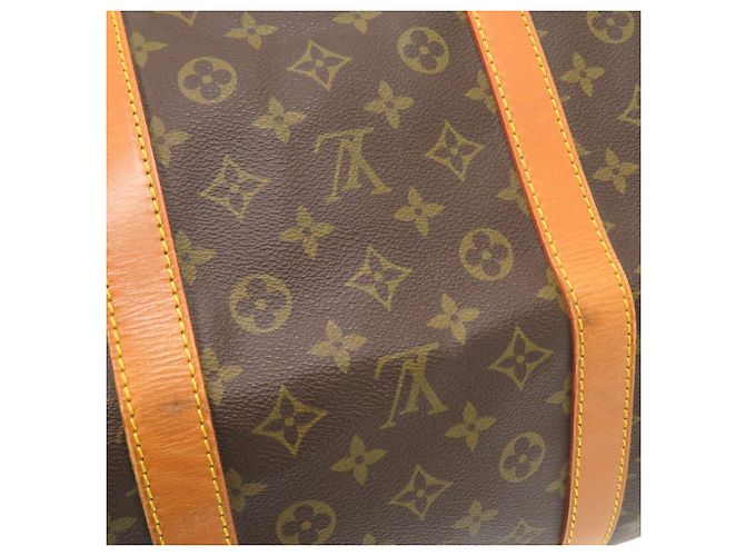 Louis Vuitton Keepall 60 Monogram Boston Bag Marrone Monogramma - vista 9