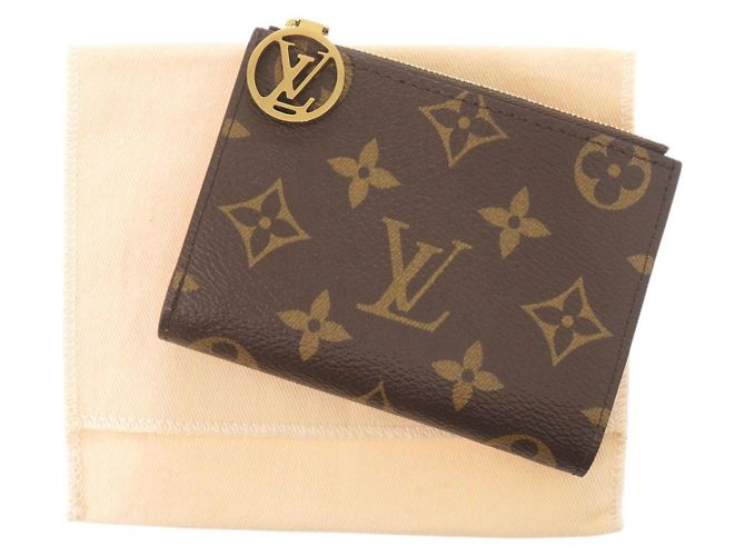 Louis Vuitton Portefeuille Lisa Monogram Bi-fold Wallet Marrone Rosa Monogramma - vista 2
