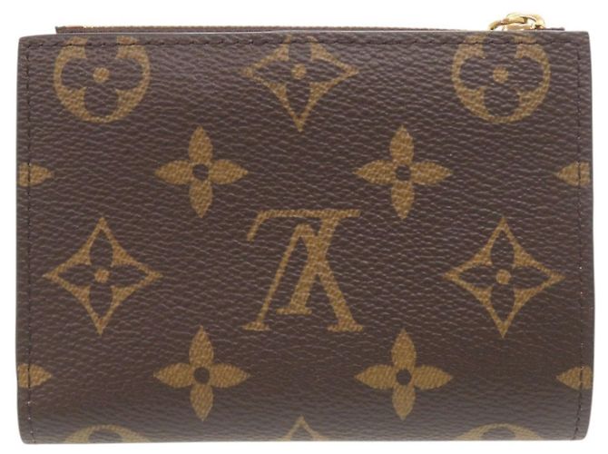 Louis Vuitton Portefeuille Lisa Monogram Bi-fold Wallet Marrone Rosa Monogramma - vista 3