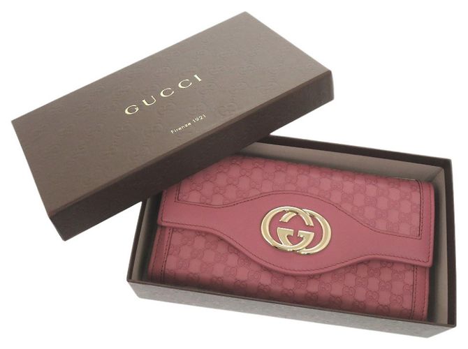 Gucci Interlocking G Sukey Langbörse Lila - Ansicht 2