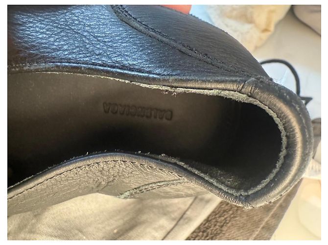 Balenciaga Mocassini in Pelle Nera Chunky Nero - vista 10