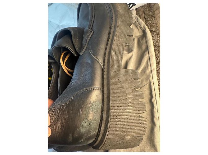 Balenciaga Mocassini in Pelle Nera Chunky Nero - vista 8