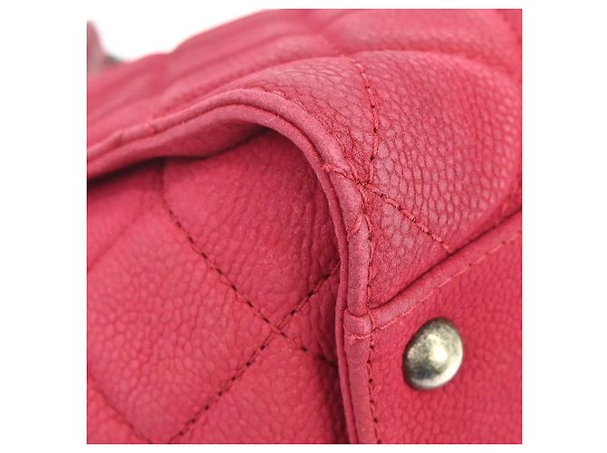 Chanel Reissue Tote aus gestepptem Leder Rot - Ansicht 6
