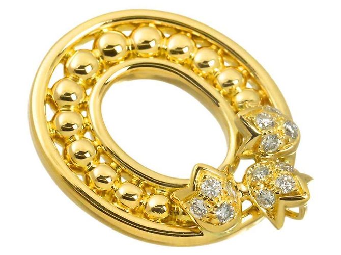 Collier avec pendentif Christian Dior en or jaune 18K - Ansicht 3