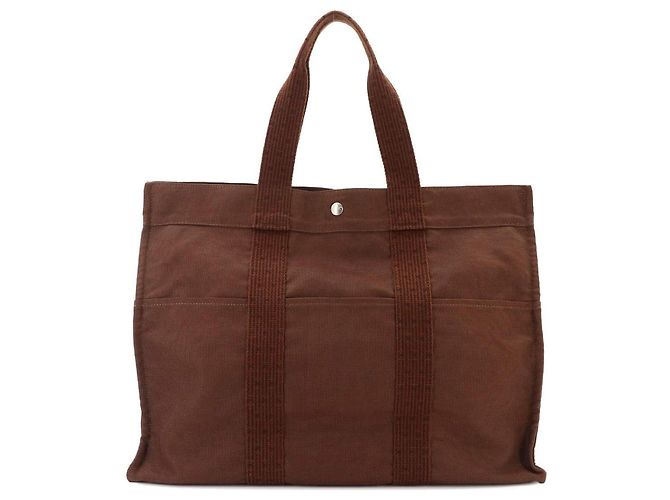 Hermès Borsa Hermes Herline Tote GM Marrone - vista 2