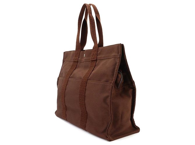 Hermès Borsa Hermes Herline Tote GM Marrone - vista 3