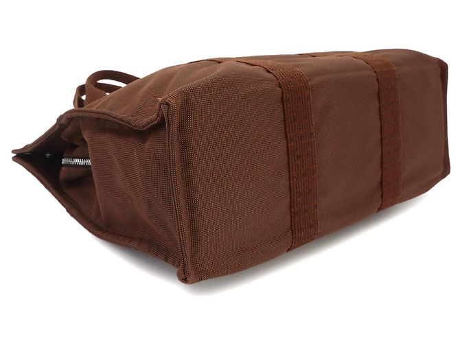 Hermès Borsa Hermes Herline Tote GM Marrone - vista 4