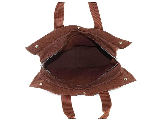Hermès Borsa Hermes Herline Tote GM Marrone - vista 6