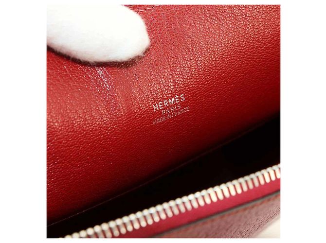 Hermès Sac à main Hermes Escapada Rouge - vue 7