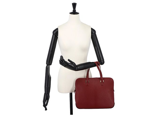 Hermès Sac à main Hermes Escapada Rouge - vue 9