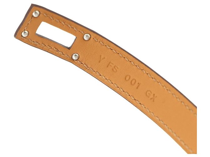 Hermès Bracciale Hermes Kelly Double Tour Argento Rosa - vista 5