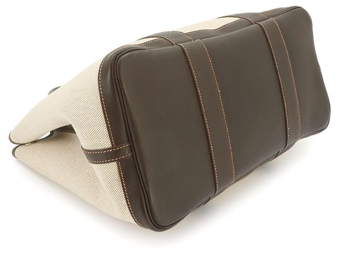 Hermès Borsa Tote Hermes Garden 36 PM Marrone - vista 5